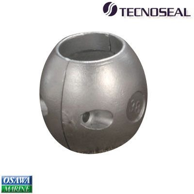 防蝕亜鉛 プロペラ保護亜鉛 ジンク 割型30mm テクノシール TECNOSEAL