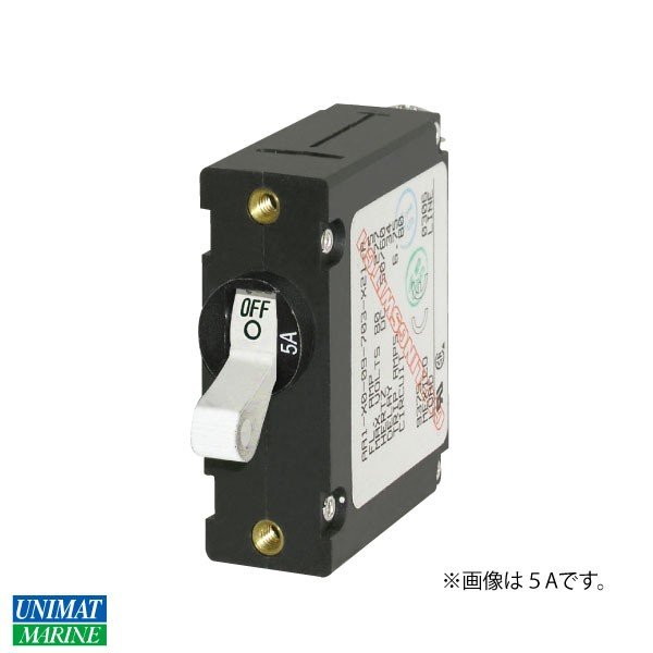 BLUE SEA ブルーシー 10A ブレーカースイッチ 白 サーキットブレーカー Ａシリーズ シングルポール
