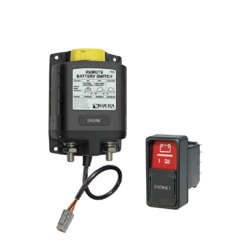 BLUE SEA ブルーシー MLリモートバッテリースイッチ DC24V用 手動スイッチ付き