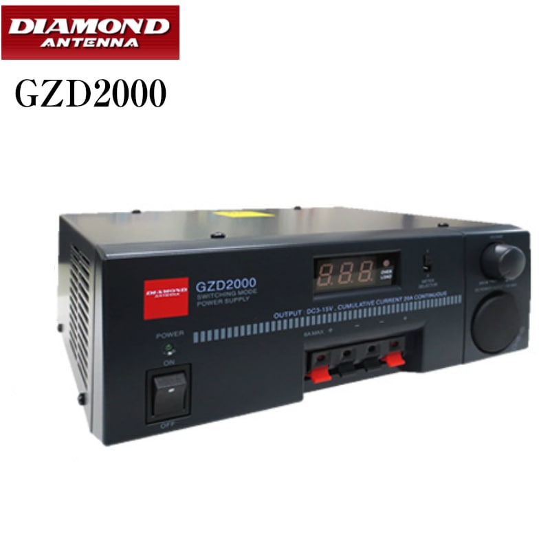 <メーカー直送> 第一電波工業 スイッチングモード 直流安定化電源 GZD2000 / AC100V 交流 ブラック