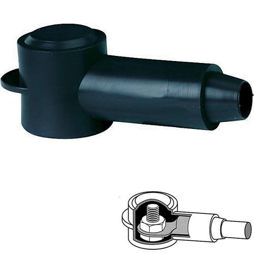 パワーポストカバー バッテリーケーブル端子保護カバー  黒 サイズ：＃10-18 4009  3個入り