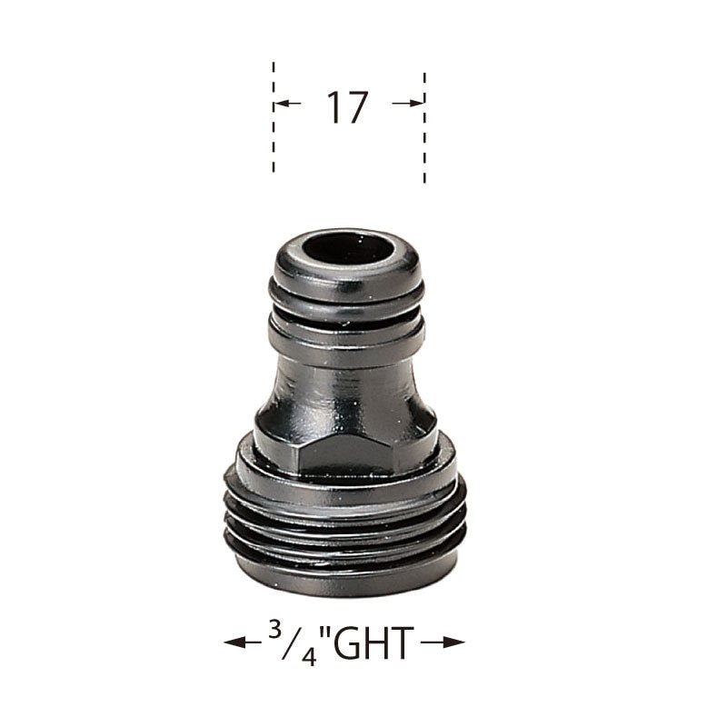 モーターフラッシャー用 ホース 接続アダプター 16-17mm