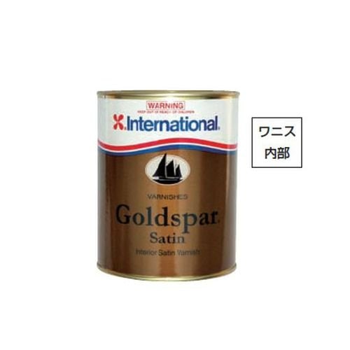 ワニス ゴールドスパーサテン 1L クリアー つやあり