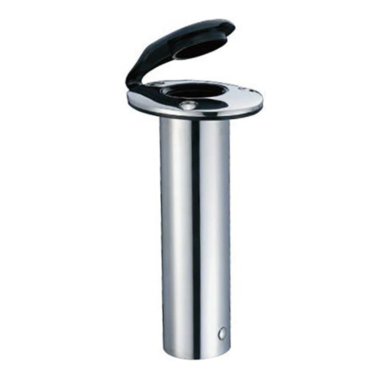 ロッド ホルダー 埋め込み型 ATTWOOD フラット ステンレス製 ラバーキャップ付き