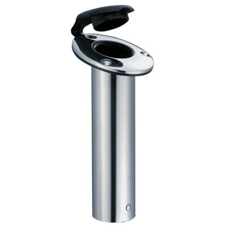 ロッド ホルダー 埋め込み型 ATTWOOD 角度15度 水浸入防止用 ラバーキャップ付き