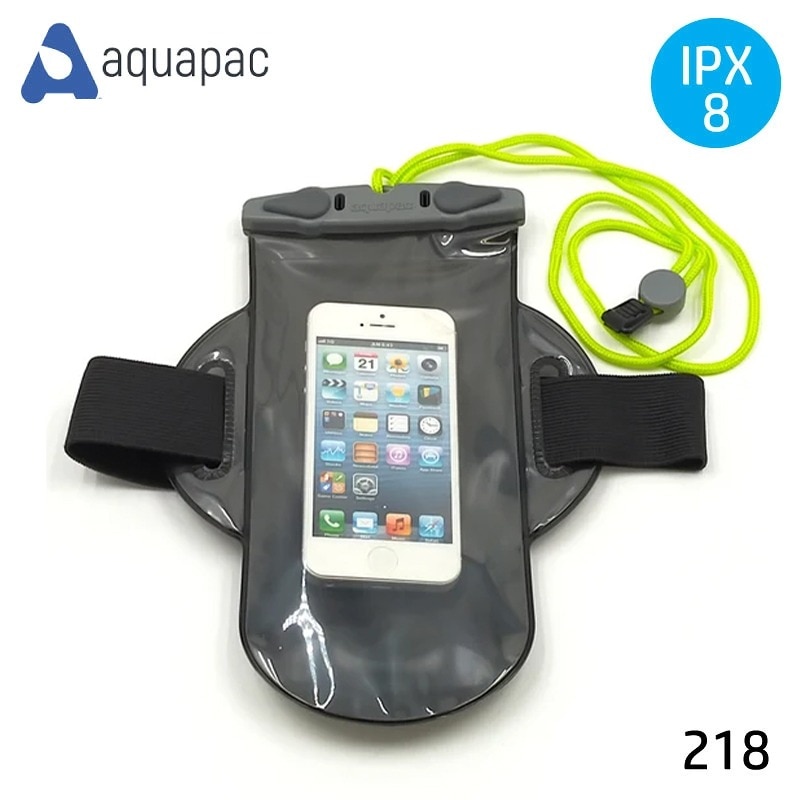 AQUAPAC アクアパック GPS 無線 防水ケース アクアパック アームバンド付き ラージ 218 IPX8