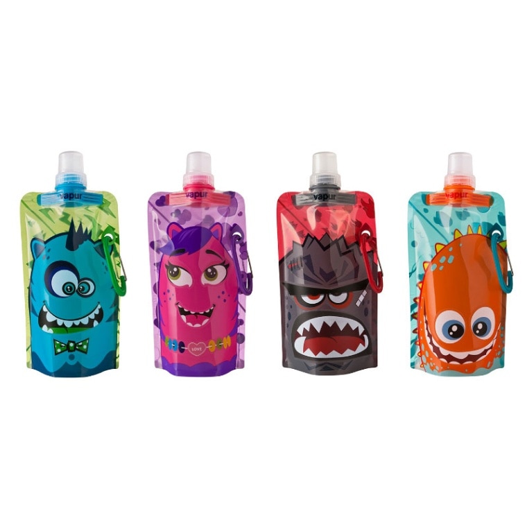 【選択あり】 vapur ヴェイパー Anti-Bottle アンチボトル Kidsシリーズ 400ml / 折りたためる水筒 0.4L 4色