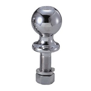 ヒッチボール スチール ボルト長59x径19mm 最大牽引重量1589kg|ヒッチ|ボート トレーラー用品