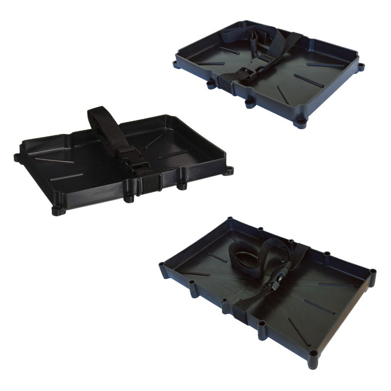 【選択あり】 T-H Marine バッテリーホルダートレイ M24 M27 M31 / NBH-24P-DP NBH-27P-DP NBH-31P-DP バッテリートレイ 固定 ベルトバックル付き