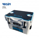 リガーマリンエンジニアリング SeaDek シーデック クーラーボックス 25L 別注デザイン ダークグレー/バハマブルー