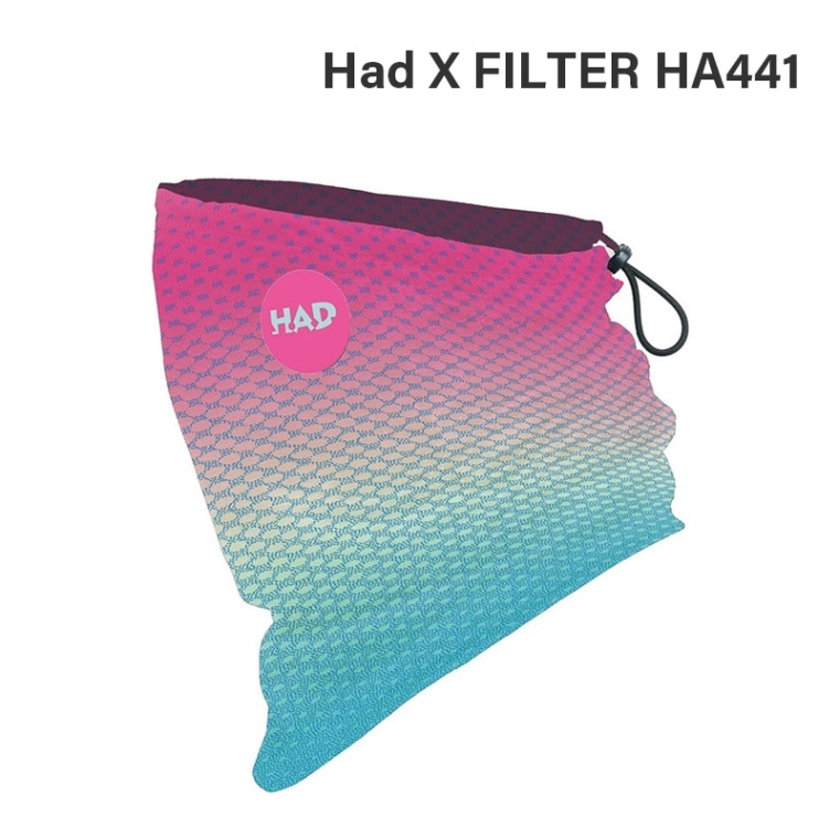 H.A.D. X-FILTER ピンクブルー /  ナノファイバーフィルター PM2.5 ジョギング ランニング マスク