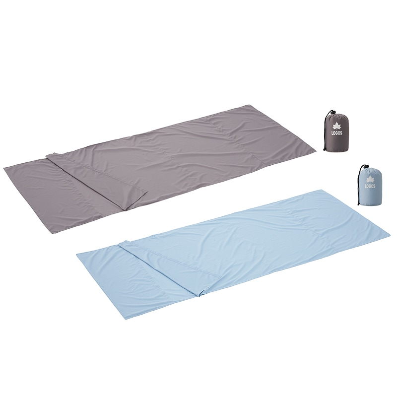 【選択あり】 LOGOS ロゴス 抗菌防臭シルキーインナーシュラフ 72600324 72600325 チャコール ブルー / 寝袋 キャンプ