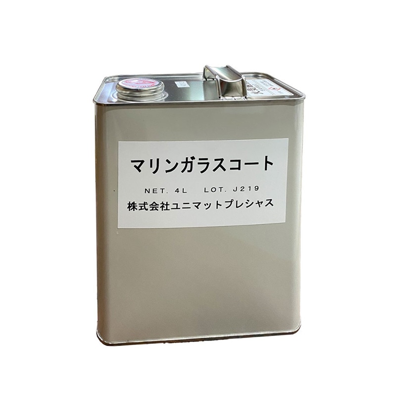 マリンガラスコート 4L原液 / 船体艶出し保護剤 光沢 コーティング 撥水コート
