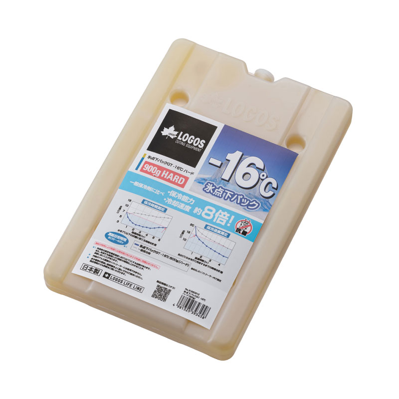 LOGOS ロゴス 氷点下パック GT-16℃ ハード 900g / 81660613 保冷剤 長持ち クーラーボックス 日本製