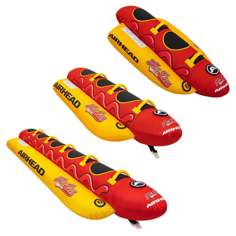 【選択あり】 AIRHEAD トーイングチューブ ダブルドッグ トリプルドッグ ジャンボドッグ / 2人乗り 3人乗り 5人乗り マリンレジャー ウォータートイ 水上 けん引