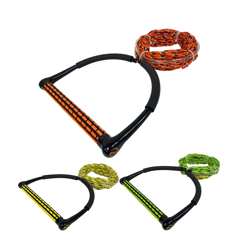 【選択あり】 n。 Name ノーネーム HA1 DNA COMBO / ハンドル付きロープ グリーン イエロー オレンジ 水上スキー