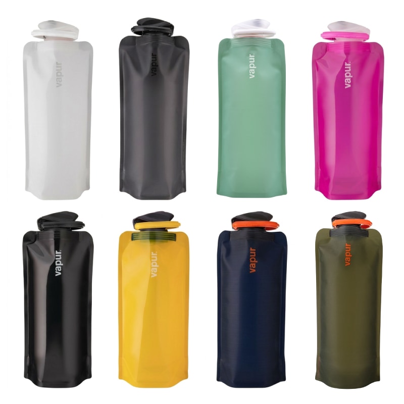 【選択あり】 vapur ヴェイパー アンチボトル Wide Mouth 0.7L / 7色 折りたためる水筒 冷凍 洗える カラビナ付き 700ml
