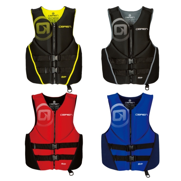 【選択あり】 OBRIEN オブライエン Men's トラディショナル ベスト  / イエロー ブラック レッド ブルー M L XL ウェイク トーイングチューブ