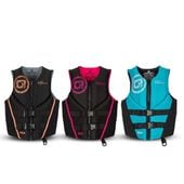 【選択あり】 OBRIEN オブライエン Women's トラディショナル ベスト  / コーラル ピンク アクア XS S M ウェイク トーイングチューブ|ウェイクボード　水上スキー|レジャー