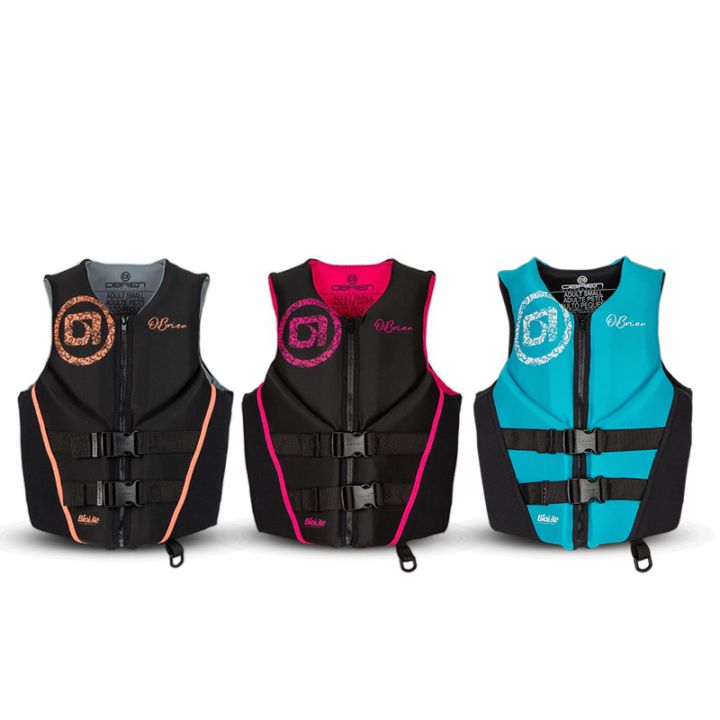 【選択あり】 OBRIEN オブライエン Women's トラディショナル ベスト  / コーラル ピンク アクア XS S M ウェイク トーイングチューブ