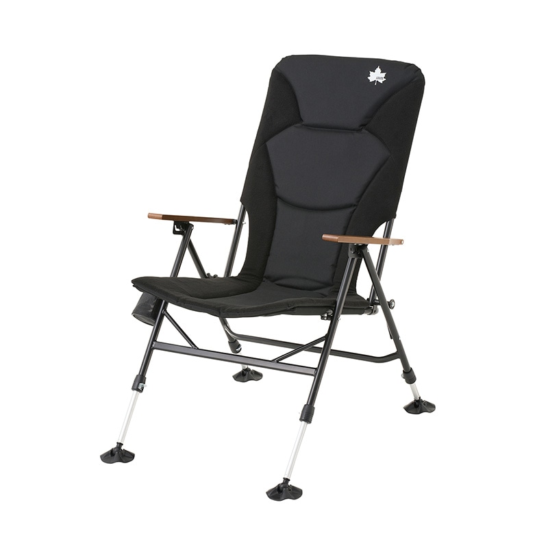 LOGOS ロゴス アジャスタスリークチェア / 73311900 高さ 角度調節可能 リクライニング ヘッドレスト ドリンクホルダー付き