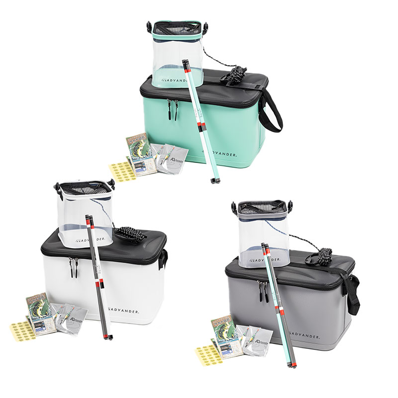 【選択あり】ADVANDER アドバンダー CHILL FISHING COMBO （釣りセット）7点セット/ ジェイド  ホワイト グレー 釣り竿