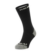 【選択あり】 Seal Skinz シールスキンズ 完全防水ソックス All Weather Mid Length BRISTON 11124215 / S M L XL 靴下 ブラックグレー|防寒対