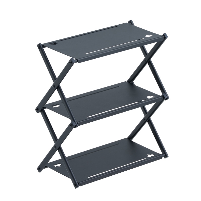 LOGOS ロゴス アイアンカスタムラックテーブル / ブラック