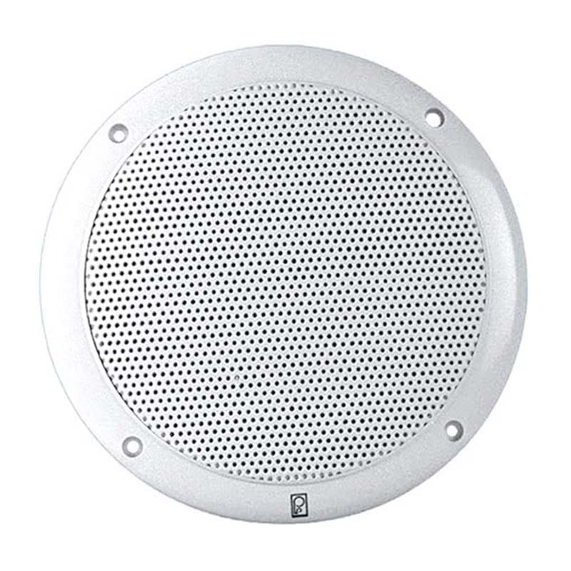 Poly-Planer 埋め込み型丸型防水スピーカー 6インチ ホワイト 2個セット