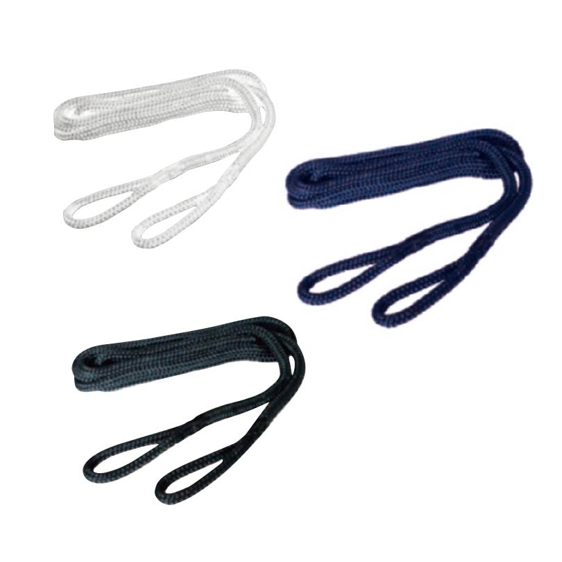 フェンダーロープ 10mm×2m　2個入り / ブラック ネイビー ホワイト フェンダーライン 