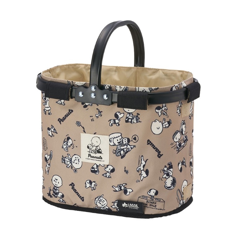 LOGOS ロゴス SNOOPY（PEANUTS 75years）ミニセミルナバスケット 86001141