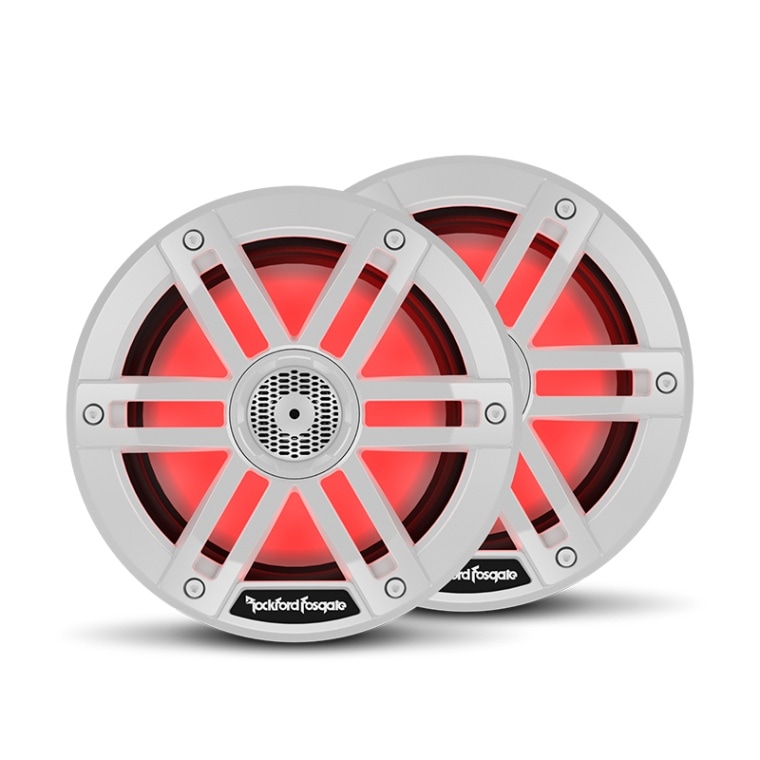 <取り寄せ>【選択あり】 Rockford Fosgate M1シリーズ Color Optix™ 2ウェイマリンスピーカー / M1-65 M1-8 ホワイト