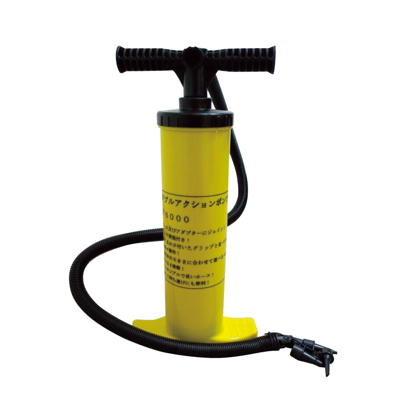 ダブルアクションポンプ P6000 ／ 空気入れ コネクター５種付き