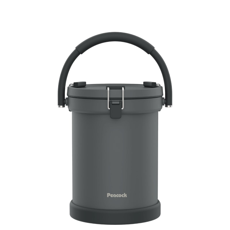 Peacock クーラーバケット IGN-100 / ダークグレー 魔法瓶 クーラーボックス 保冷 保温