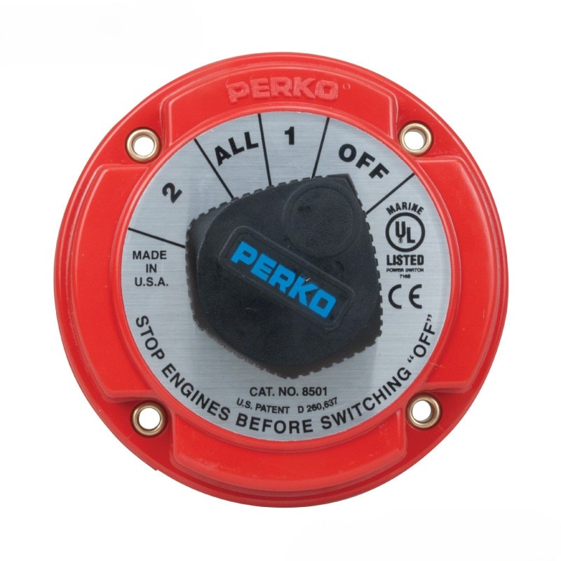PERKO バッテリースイッチ 8501DP | バッテリーセレクタースイッチ 6-32V