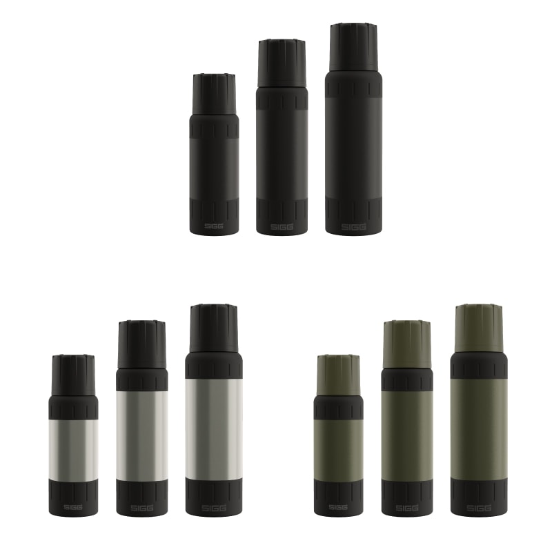 【選択あり】SIGG アルパインスター 山岳用ボトル / サイズ:0.5L、0.75L、1L カラー:ブラック、ブラッシュド、グリーン 保冷 保温 水筒