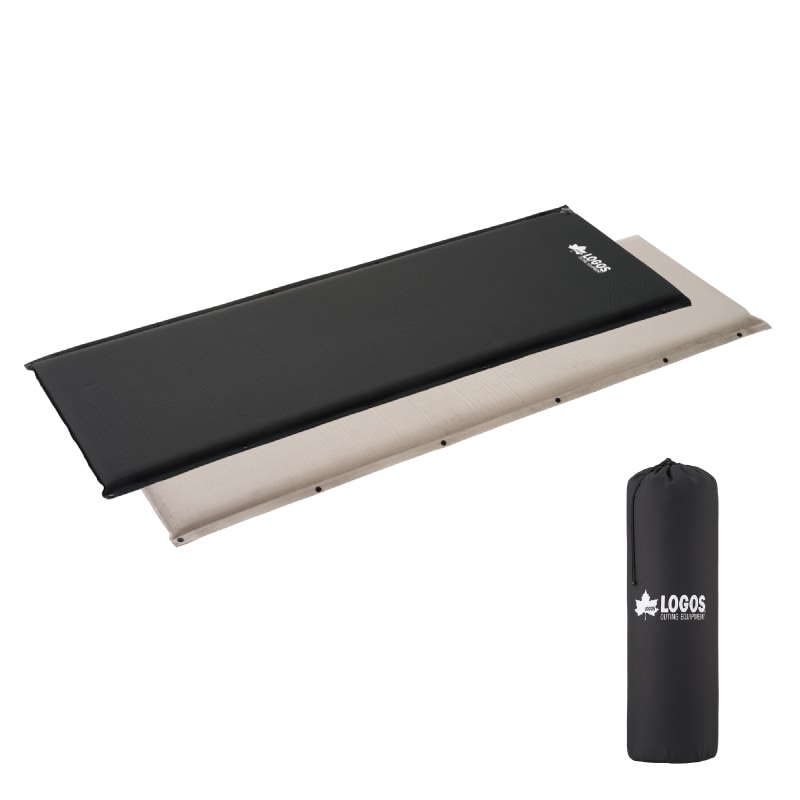 LOGOS ロゴス 55セルフインフレートマット・SOLO（2026LIMITED）72884134　／ キャンプ アウトドア 寝具 シート リバーシブル クッション