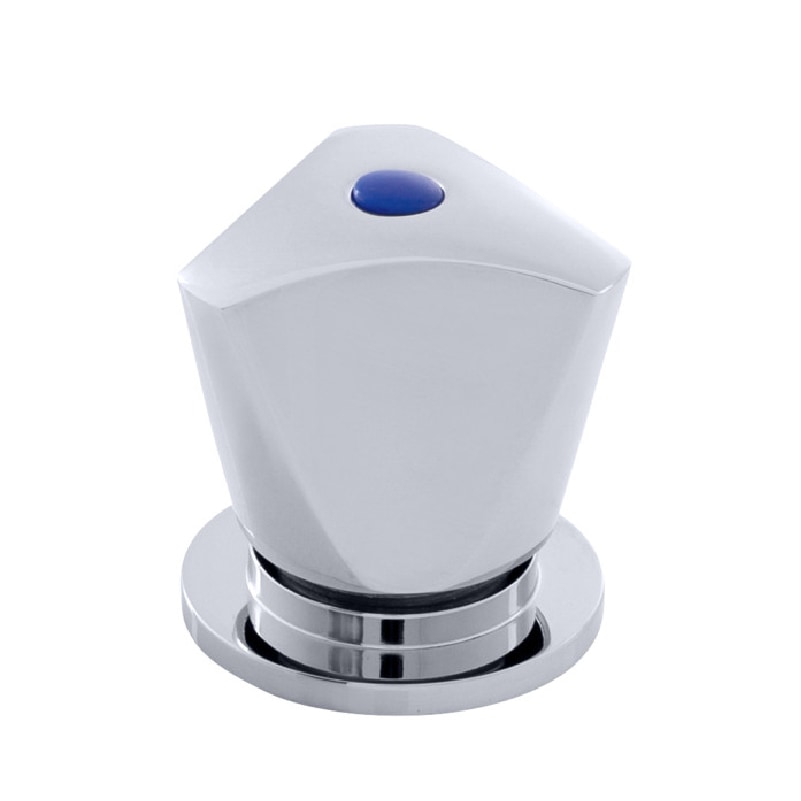 シングルバルブ 水流調整用タップ 136-0204-CP / シルバー 水道 蛇口