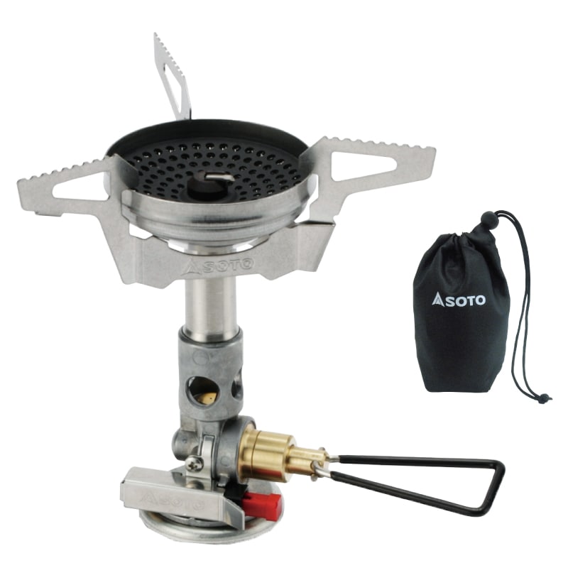 SOTO マイクロレギュレーターストーブ ウインドマスター SOD-310 | ストーブ こんろ 着脱ゴトク 登山 雪山 トレッキング 軽量