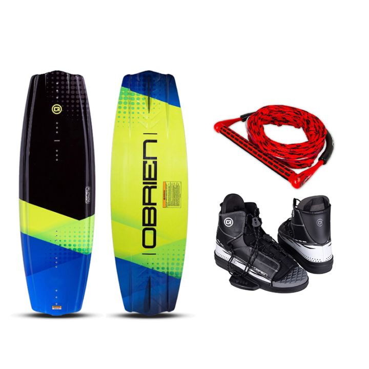 【選択あり】OBRIEN オブライエン VALHALLA ウェイク 3点セット 138cm / 143cm | ブーツ ハンドル ボードセット 水上バイク モーターボード 海 波乗り ビンディング シューズ