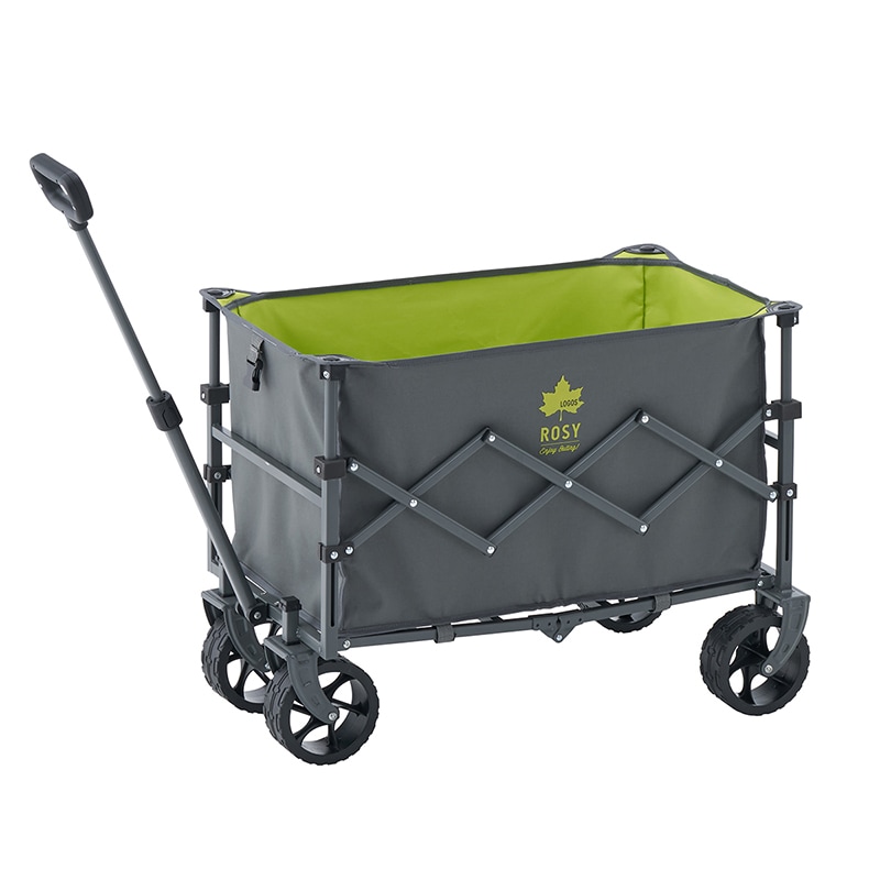 LOGOS ロゴス ROSY ワゴンカート 84720748 / 耐荷重100kg 深型 90L コンパクト 収納 アウトドアワゴン 長もの キャンプ