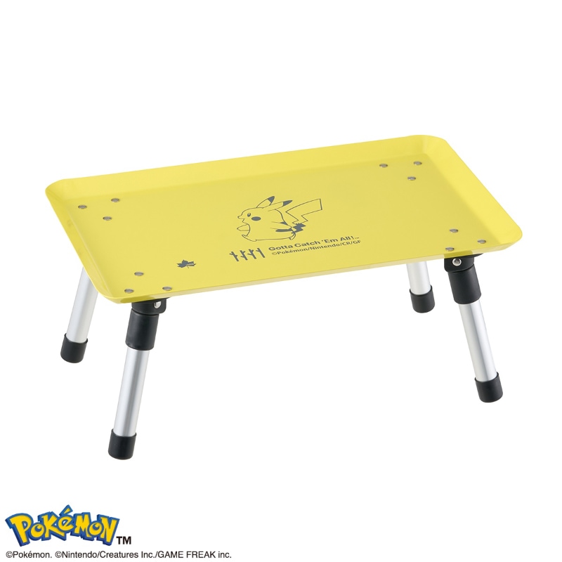 【3月19日 発売】LOGOS ロゴス ポケモン スタックカラーテーブル 86100009  / 机 河原 キャンプ 室内 重ねる コンパクト ピカチュウ 収納 ラック