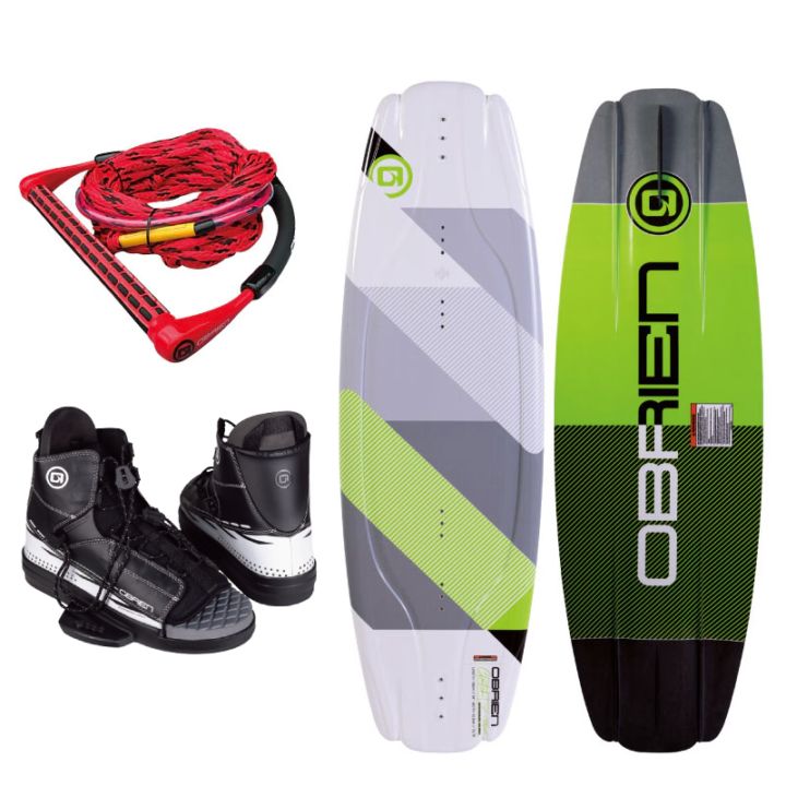 【選択あり】OBRIEN オブライエン CLUTHC ウェイク 3点セット 138cm 140cm /  ブーツ ハンドル ボードセット ビンディング シューズ