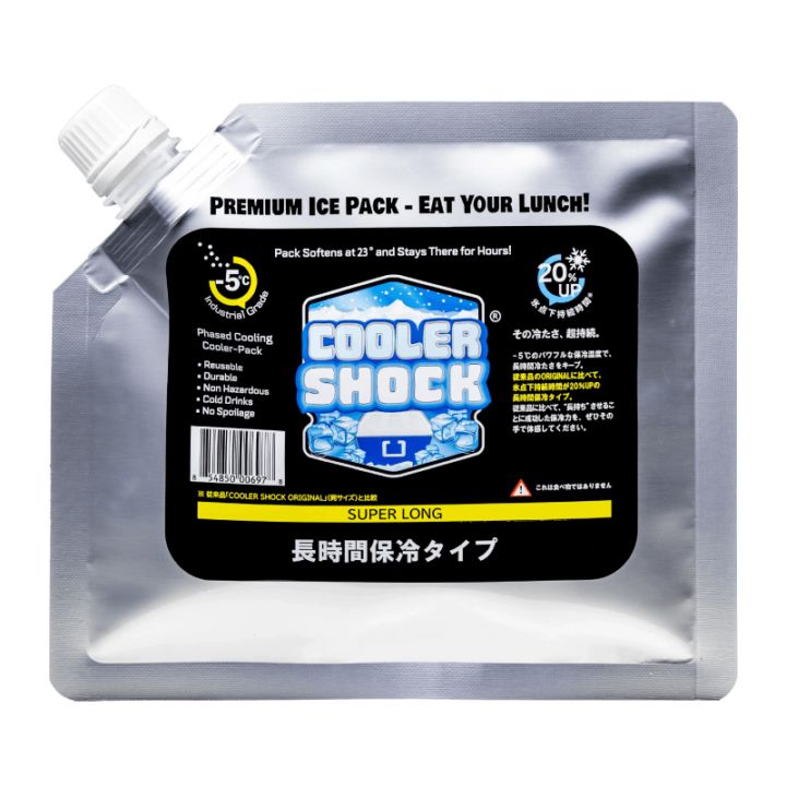 COOLER SHOCK  SUPER LONG　Sサイズ / 保冷剤 クーラーボックス 釣り キャンプ アウトドア BBQ