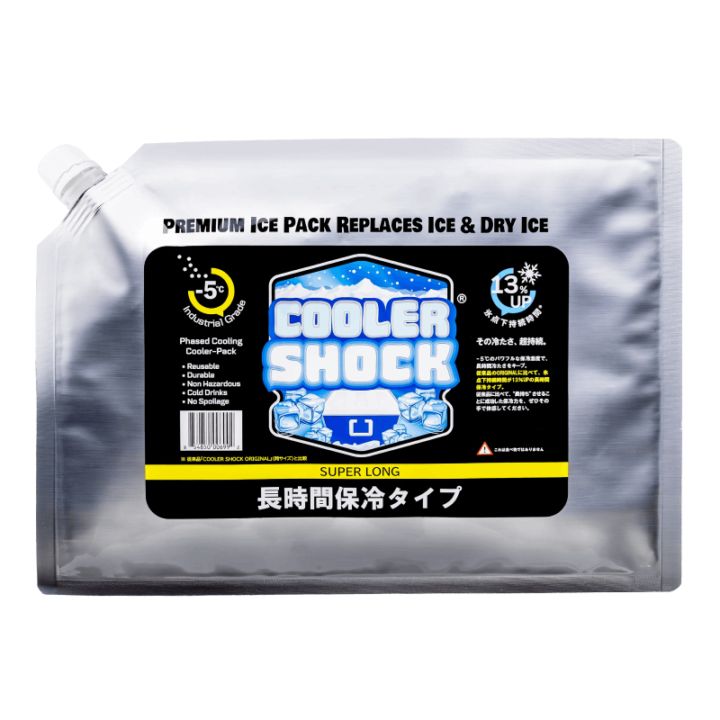 COOLER SHOCK  SUPER LONG　Lサイズ / 保冷剤 クーラーボックス 釣り キャンプ アウトドア BBQ