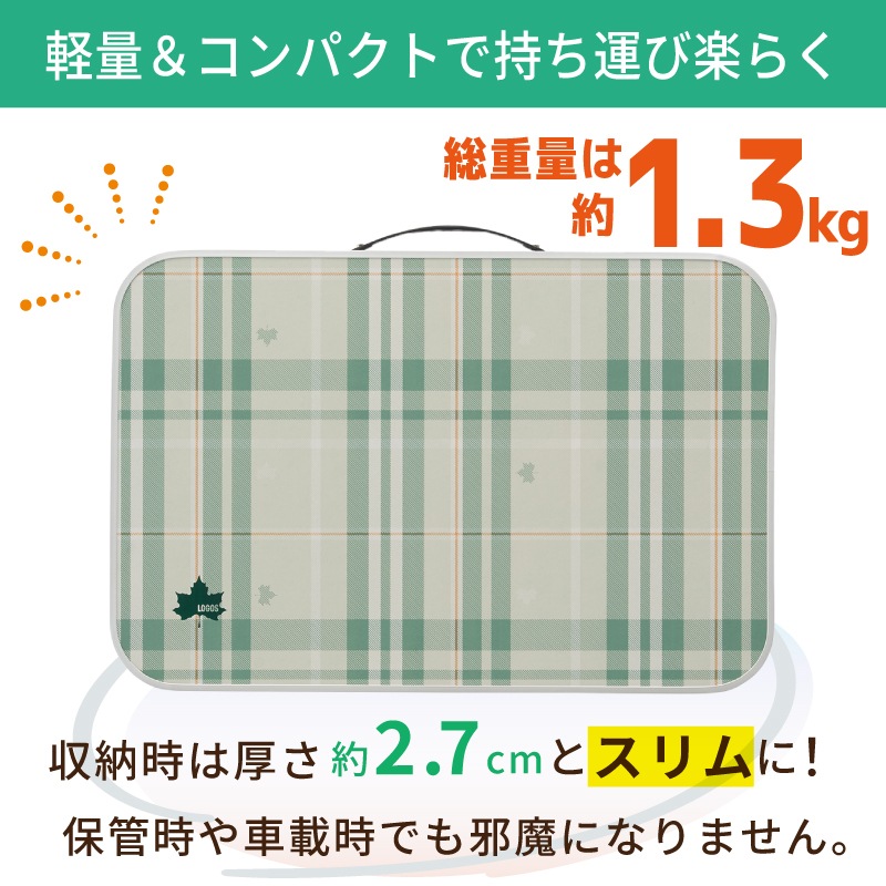 LOGOS ロゴス ソリッドテーブル 6040 / 73511001 アウトドアテーブル 2段階調整 コンパクト 軽量 アルミフレーム 組立て