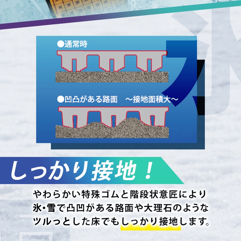 【選択あり】日進ゴム HyperV STUDLESS BOOTS ハイパーV スタッドレスブーツ SSV-77 / 長靴 雪 氷 防寒 ブラック 3S SS S M L LL 3L