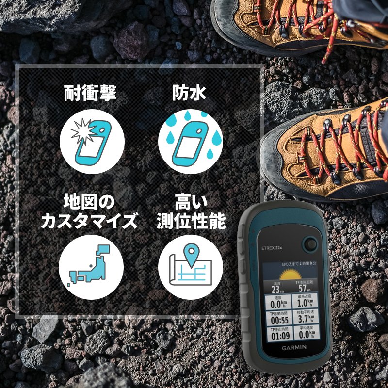 GARMIN eTrex 付か 20x ハンディGPS（日本語化済）