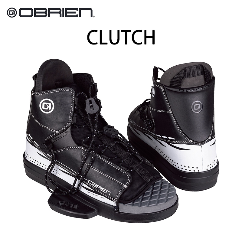 【選択あり】 OBRIEN オブライエン CLUTCH クラッチ ウェイクボードビンディングブーツ / ブラック ウェイクブーツ フライボード 水上スキー 靴