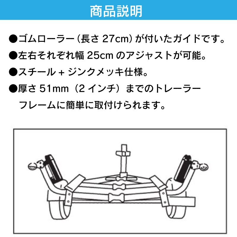 TIE DOWN タイダウン ローラーガイド 86102 / ボートガイド